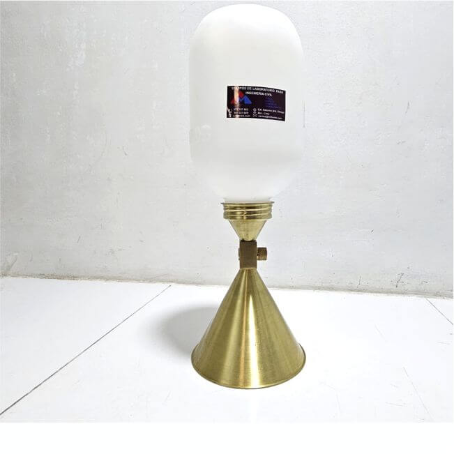 Equipo de dencidad de bronce w Cono para equipo de densidad de campo (Bronce) - Imagen 1